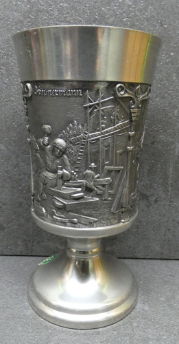 Zinn kelch mit - zinn, handwerks
