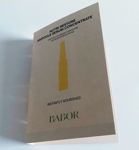 Babor nutri restore ampoule - restore,