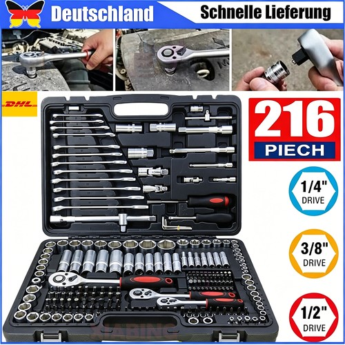 216tlg ratschenkasten werkzeug - 216tlg,