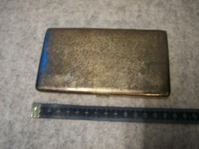 altes großes Zigaretten-Etui  Metall  1960er  für Selbstgedrehte ohne Filter