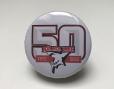 Button Kölner Haie 50 Jahre KEC 37mm Pin Anstecker Eishockey DEL NHL kein Trikot