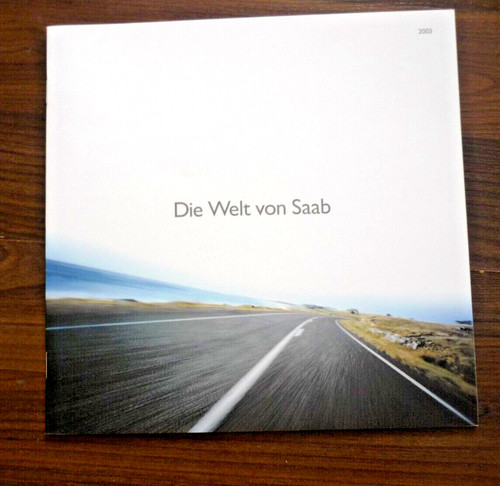 Saab prospekt 2002 - die, welt