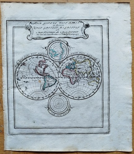 Weltkarte der gantze - weltkarte, welt