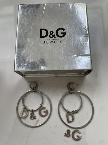 Silberne creolen vintage - d&g, *vintage*