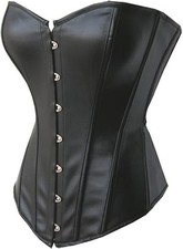 sexy Lack schwarz Corsage