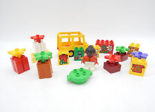 LEGO Duplo Wohnwagen (unkomplett) Blumen Steine Figur