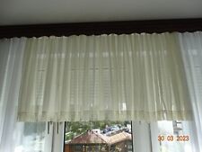 Gardine / Vorhang für Blumenfenster halblang