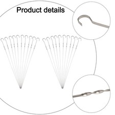 12 Stück Edelstahl BBQ