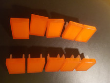 10 orange Druckhauben von EAO