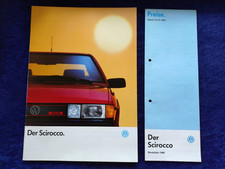 VW Scirocco Prospekt, 8.1988