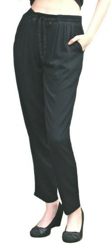 Damen hose relaxed schwarz - hose,