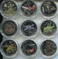 DEUTSCHLAND 2022 2023 2024 - 5 Euro in Farbe, PP - WUNDERWELT INSEKTEN