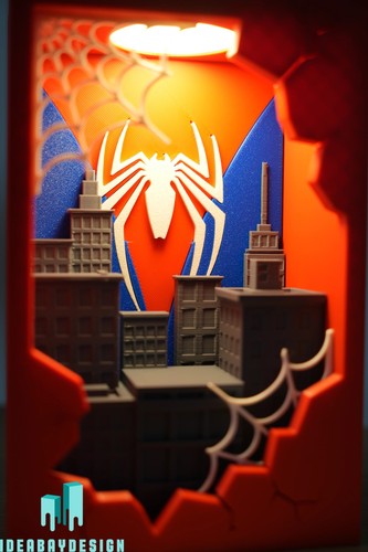 Spiderman lampe - spiderman,