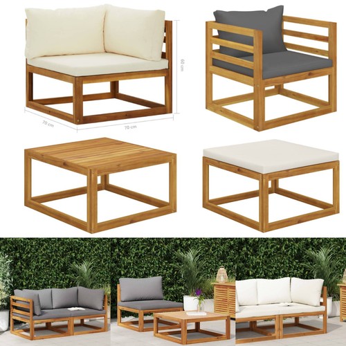 Garten mittelsofa fußhocker - mittelsofa,