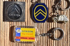 4 Citroen Schlüsselanhänger aus Sammlung