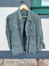 100% Original Wehrmacht Heer Feldbluse Drillich WK2 WW2 3. Reich Stempel!