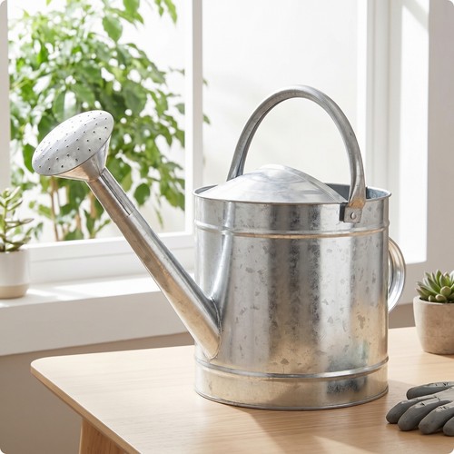 Zinkgießkanne mit brause - zinkgießkanne,