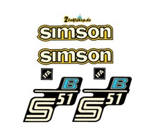 Simson s51 wasserabziehbild - simson,