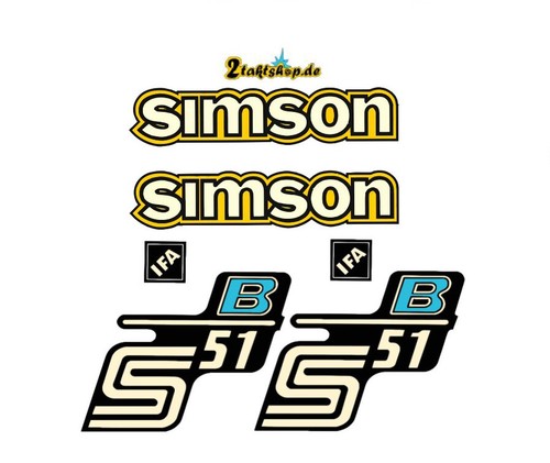 Simson s51 wasserabziehbild - b,