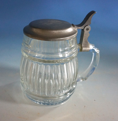 Antik glas bierkrug - glas, krug