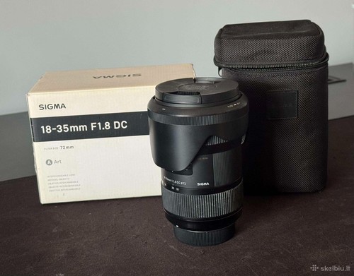Sigma 35mm dc hsm - 18-35mm, f1.8