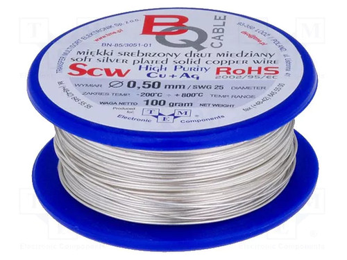Versilberter kupferdraht 100g - versilberter,