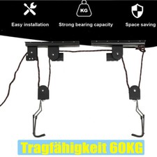 Fahrradlift Flaschenzug Fahrrad Deckenhalterung Fahrradaufhängung Deckenlift Kit