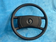 Lenkrad Mercedes W116 W115 neu bezogenes Lederlenkrad