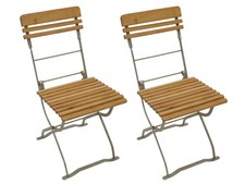 Gartenstuhl Klappstuhl Biergarten Stuhl MÜNCHEN Robinie, 2 Stück 2. WAHL