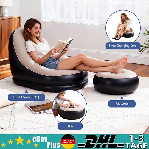 Aufblasbares velours sofa - aufblasbares,