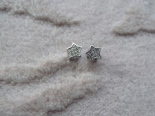 Ohrstecker silber 925, Stern mit Zirkonia...LOOK!!!
