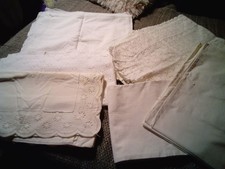 7 Alte Paradekissen, Kissenbezüge 80 x 80