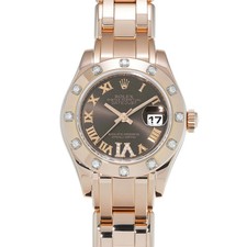 ROLEX Datejust Pearlmaster 80315 Gehäusegröße 29×29mm Damenuhr gebraucht #111118