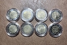 2 euro münzen sammlung 8 Stück Verschiedene Gedenkmünzen Deutschland Zirkuliert
