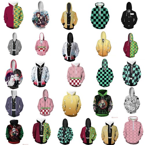 Dämon slayer hoodies - slayer, 3d