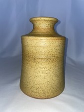 Große Beige Gelbe Blumenvase