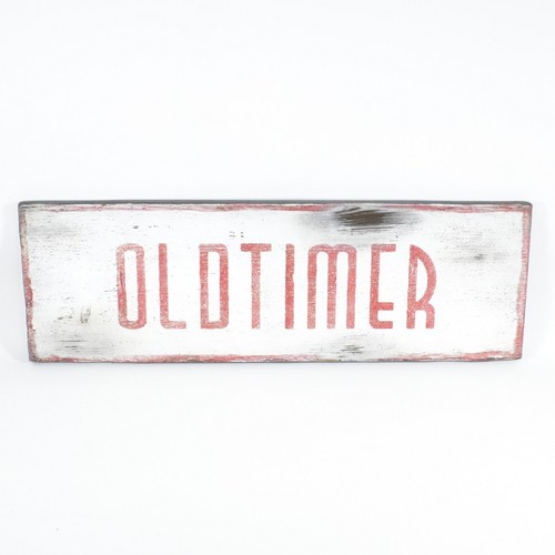 Holzschild oldtimer retro - holzschild,