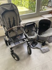 ABC Design Viper 4 Kinderwagen, Wanne, Sportsitz und Hazel Babyschale fürs Auto