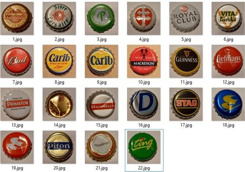 Kronkorken bottle caps aus - bottle,