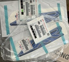 Kawasaki ZXR 750 J Original Aufkleber Tank in blau (2 Stück)