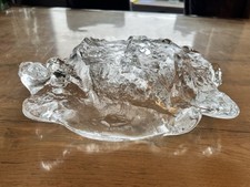 Französische Eisglasschale Schale Vintage 1960s Schnecken