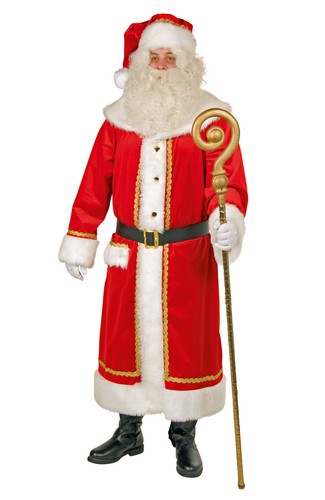 Weihnachtsmann samtmantel - weihnachtsmann,