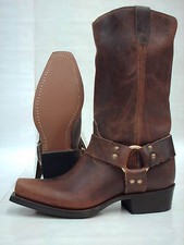 BIKERSTIEFEL BIKERBOOTS BIKER DURANGO braun NEU OVP