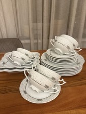 Hutschenreuther Viktoria Musette Service Porzellan 21  Teile Geschirr Teller Top