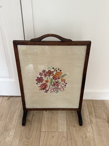 Vintage holz kaminschirm - vintage,