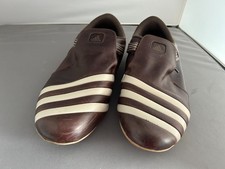 ADIDAS Leder-Sneaker in braun / Gr 45 US 11 / TOP-Zustand / Kampfkunst-Schuhe