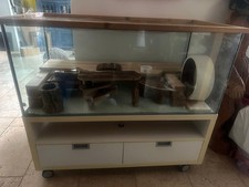Hamsterkäfig Glas XXL Terrarium Mit Unterschrank Gebraucht