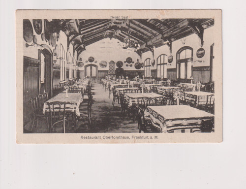 Ansichtskarte restaurant - ansichtskarte,