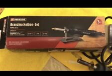 Brandmalkolben Set von Parkside + Transfer Papier 