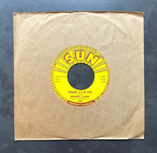 7" Johnny Cash - Straight A's In Love - US SUN Records 334